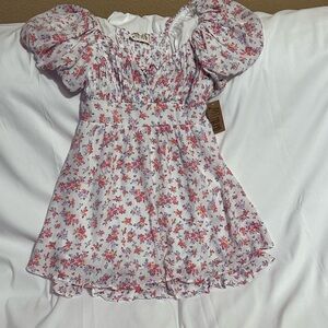 Floral mini dress